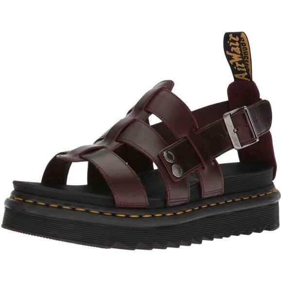 Dr. Martens Other - Doc Dr. Martens Terry Platform Brown Charro Sandals Unisex M 13 EU 47 NWT